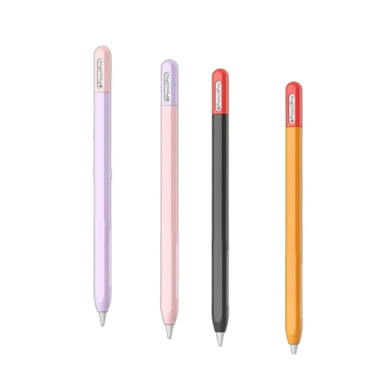 Shockproof Colorful Cover for Apple Pencil Pro Case Bag Non-slip Sleeve Protector for Pen on iPad Pro