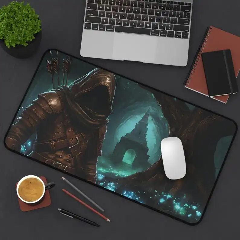 

Assassin Mouse Pad, Fantasy Game Office Decoration Desk Mat,XXL Non-slip Waterproof Mouse Pad, Perfect Gift for Friends