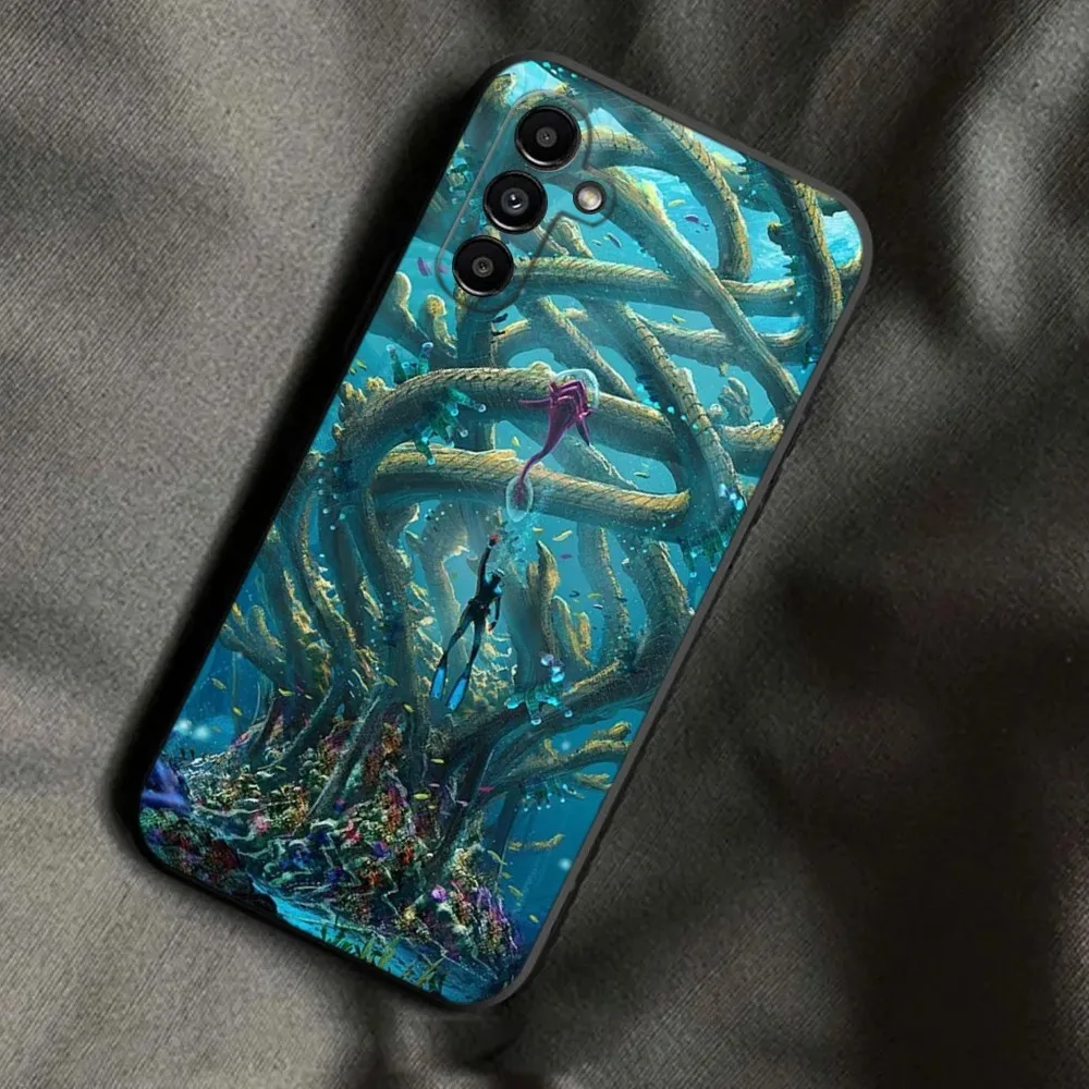 Subnautica Game Phone Case For Samsung Galaxy A13,A21s,A22,A31,A32,A52,A53,A71,A80,A91 Soft Black Phone Cover image 2