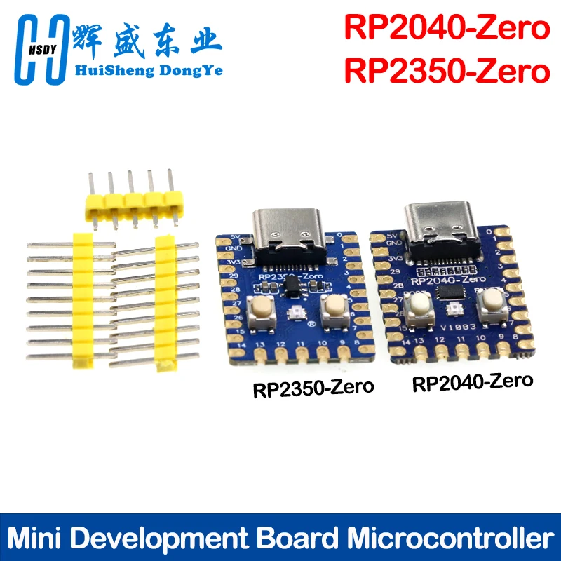 RP2350-Zero RP2040-Zero for Raspberry Pi Microcontroller PICO Development Board Type C without Pin Header