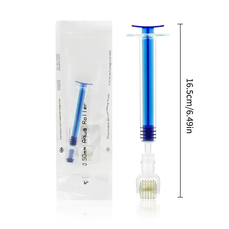[New] Microneedle Roller Stamp Microneedle 0.25mm For Applying Serum Beard Growth Scalp Hair Facial Beauty Skincare Tool view 6