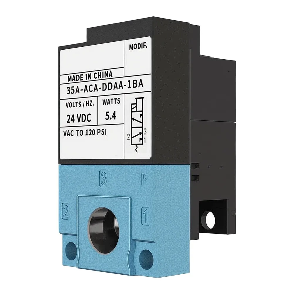 1/8in Pneumatic Solenoid Valve DC 24V with High Strength Aluminum Construction for Industrial For Automation Environments