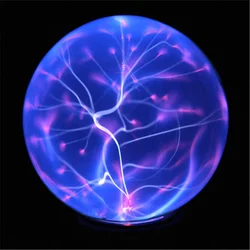 3.5/4/5/6/8 Inche Plasma Ball Magic Moon Lamp USB sfera elettrostatica lampadina notturna controllo vocale novità progetto Home Decor