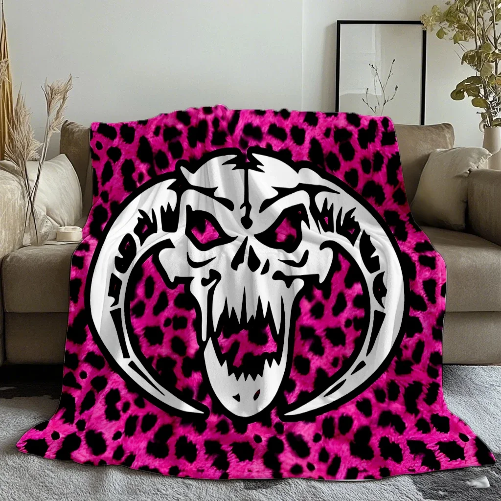 

Ультрамягкий плед D POP MH Rock Band с защитой от затяжек, многофункциональный, для гостиной, игровой комнаты, уютный и стильный