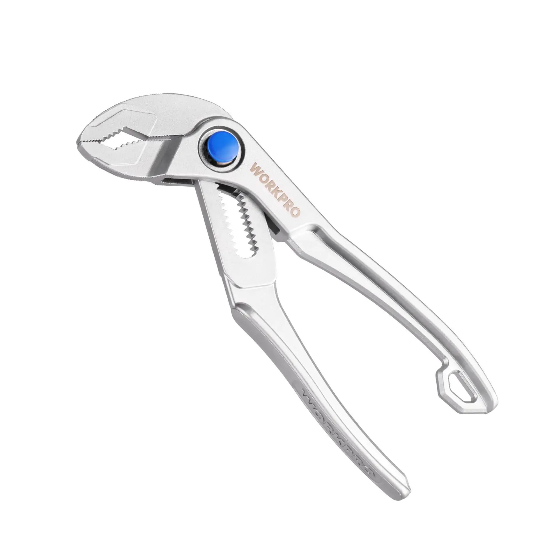 

Mini Water Pump Pliers 4 Inch Groove Joint Fast Adjustable 15 Position Push Lock V Jaw for Tight Spaces for Mechanics and DIY