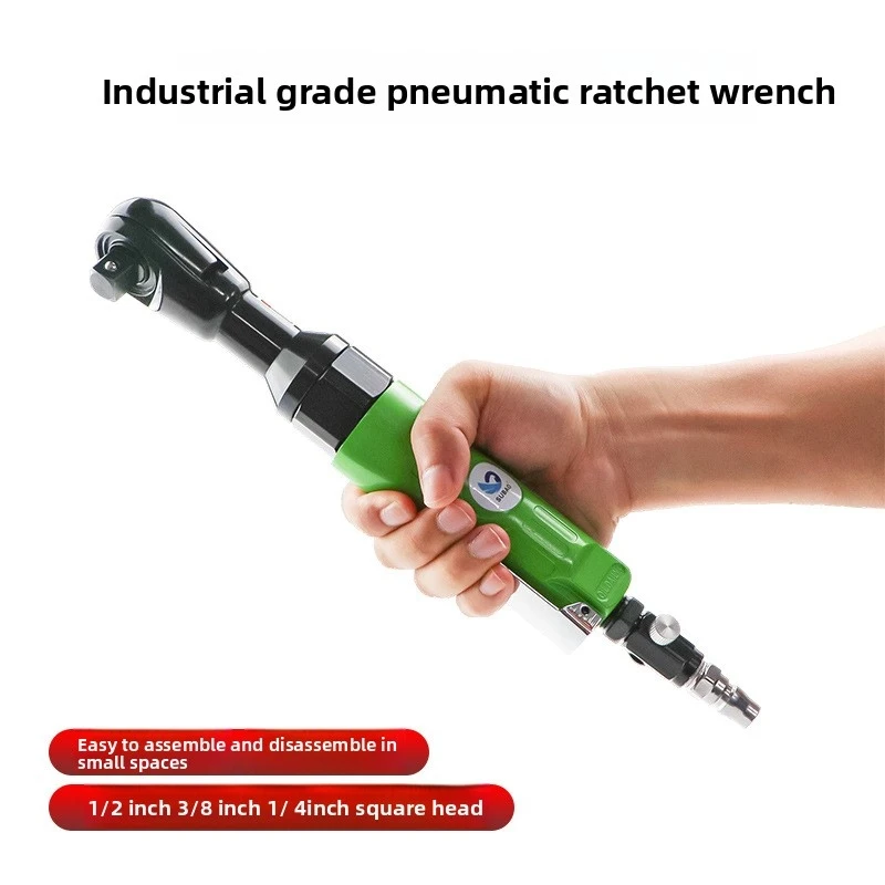 1/2 inch 3/8 inch 1/4 pneumatic ratchet wrench 90 degree right angle small air cannon torque ratchet wrench tool