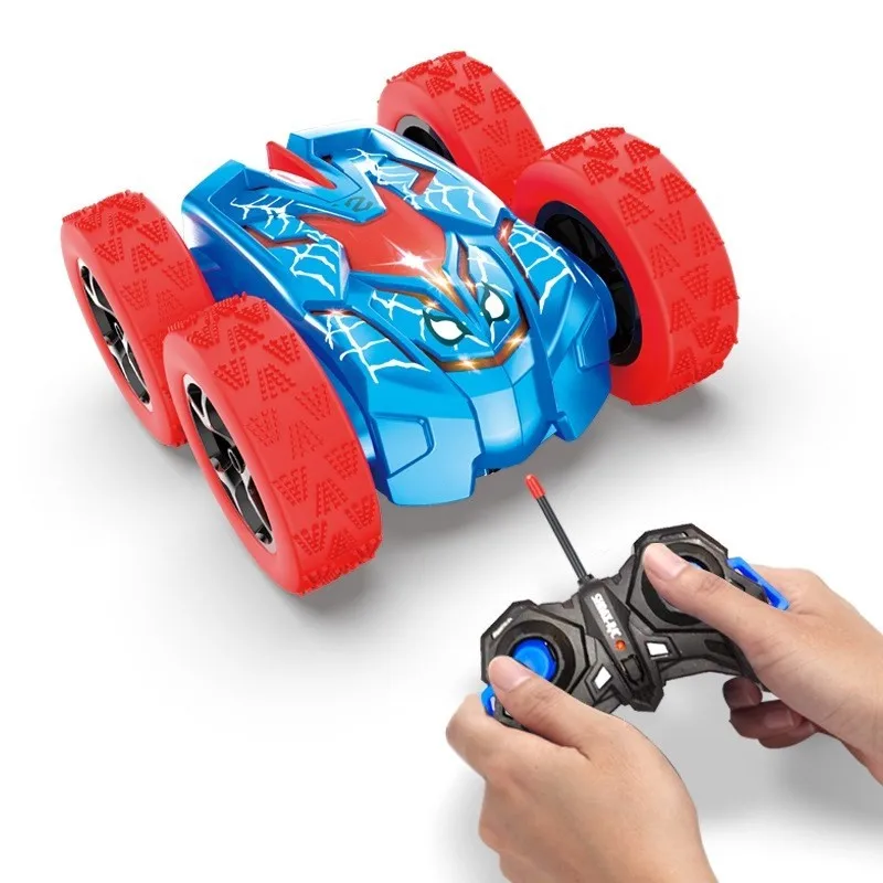 Spider Remote Control Car, Mini RC Stunt Car,360° Rotating 4WD Off-Road Functionality For Boys