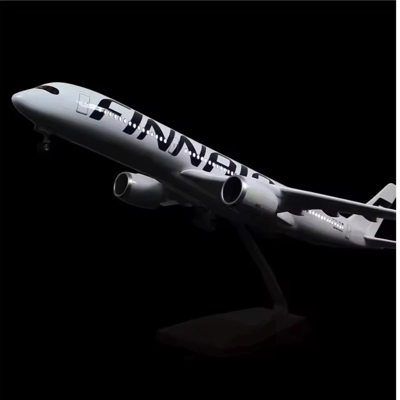 

Новая масштабная модель 1/142 FINNAIR Airline, литой под давлением полимерный самолет Airbus A350 с подсветкой и коллекцией колес, декоративный вентилятор