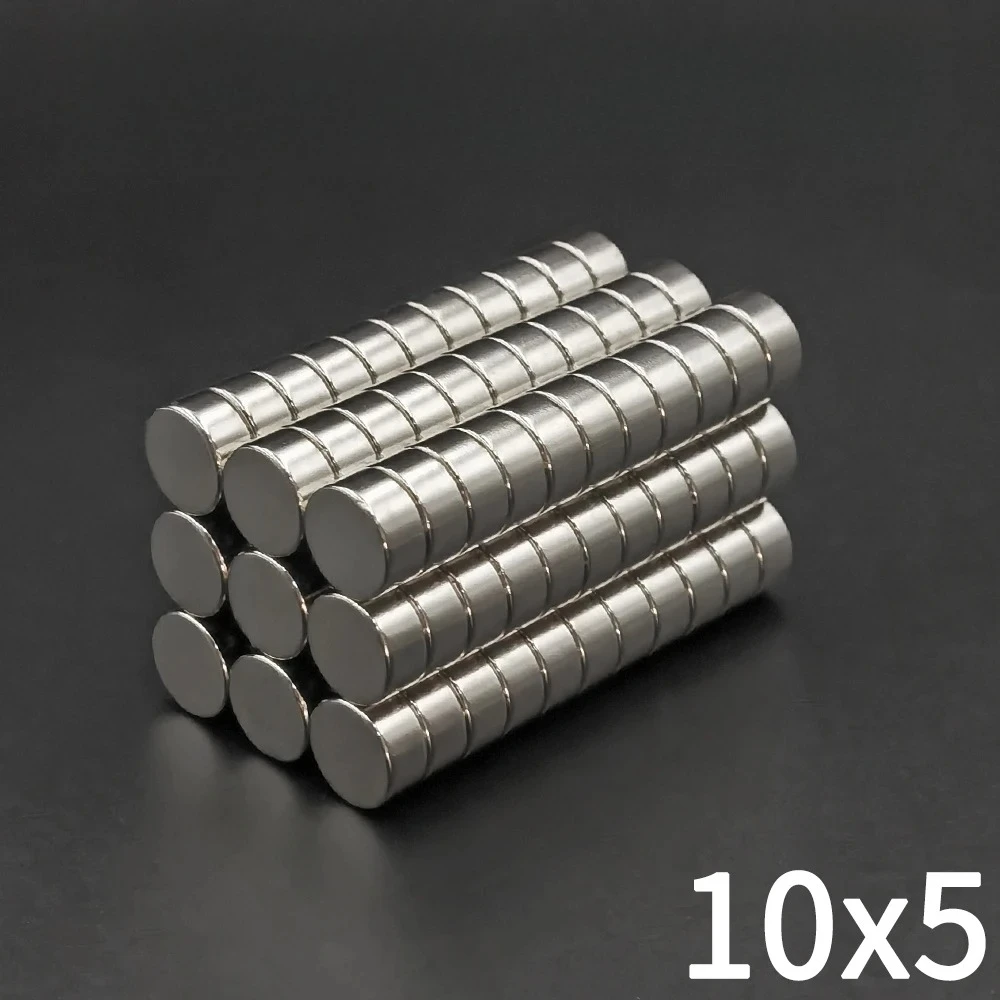 10/20/40 Pcs 10x5 Magnet 10mm X 5mm Round Super Powerful Strong Permanent Magnetic Disc 10*5 for Fridge, DIY, Building