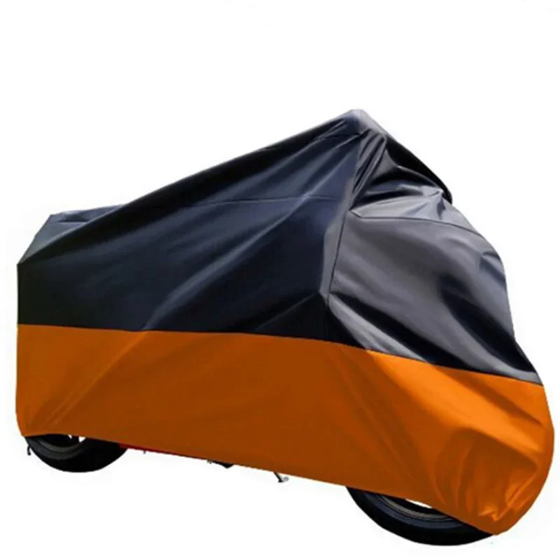 Waterproof Motorcycle Cover Outdoor Motorcycle Rain Clothing Protector Dust Sunshade Motorbike Cover UV Gear Protective 190t