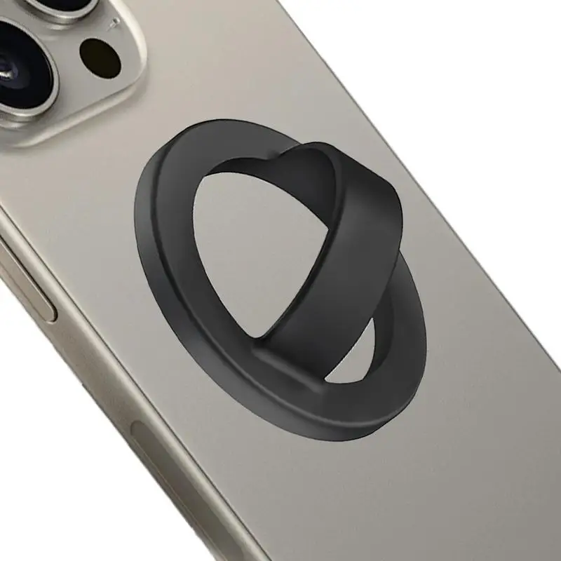 

Magnet Ring For Phone Case Strong Grip Phone Stand Magnetic Ring Liquid Silicone Phone Mount With Finger Strap Magnetic Phone
