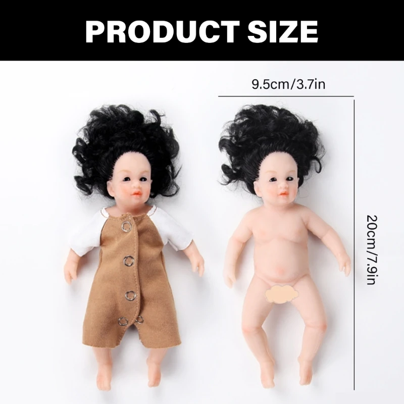 7Inch Chống Nước Reborns Búp Bê Silicone Reborns Thu Nhỏ Búp Bê Bé Gái Cho Bé Gái Giả Đồ Chơi Tốt Nhất Công Quà Tặng 1560