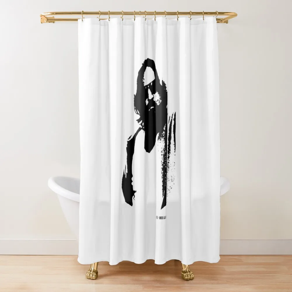 

Big Lebowski The Dude - stencil Shower Curtain Shower For Bathroom Set Bathroom Shower Waterproof Bath And Anti-Mold Curtain
