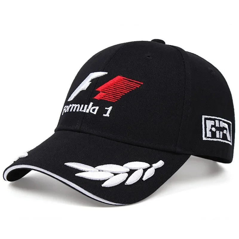 New Outdoor Leisure Sports Baseball Cap F1 Racing Cap Motorcycle Riding Embroidered Peaked Cap Fashion Sun Protection Sun Hat