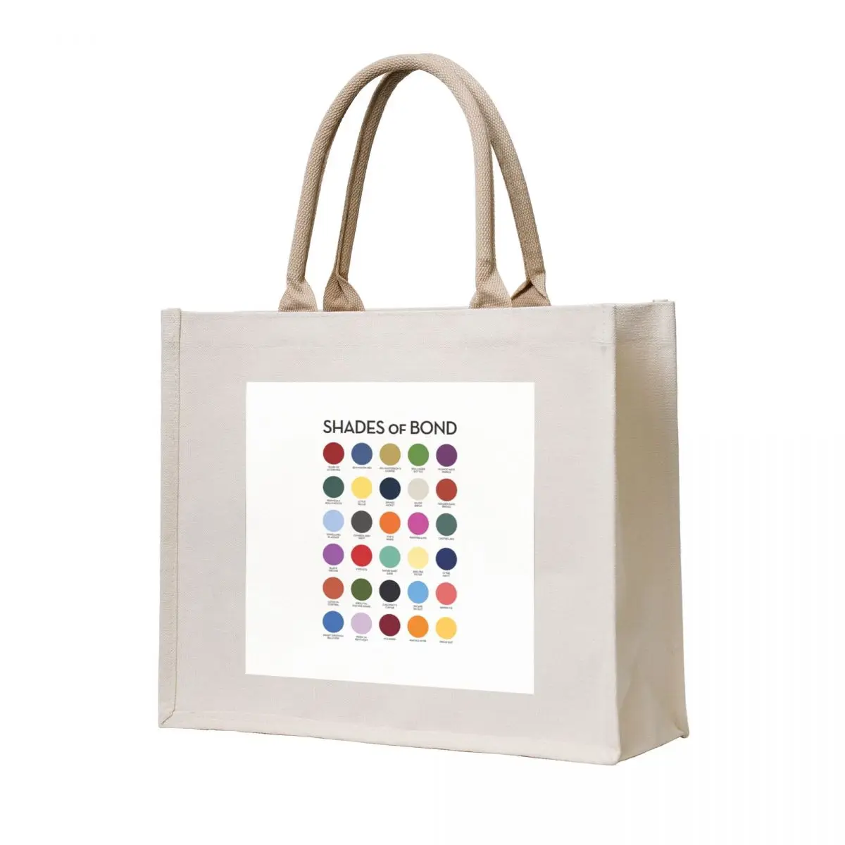 

Shades of Bond Tote Bag custom bags Women's beach bags Canvas shoulder bag eco bag folding