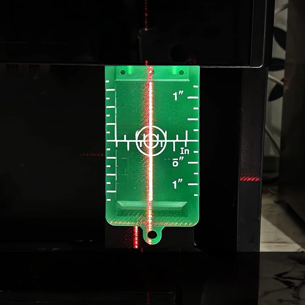 Horizontal Laser- Level Magnetic Light Beam Level Target With Red Green Reflective Board Leveling Board Tool For Ceiling