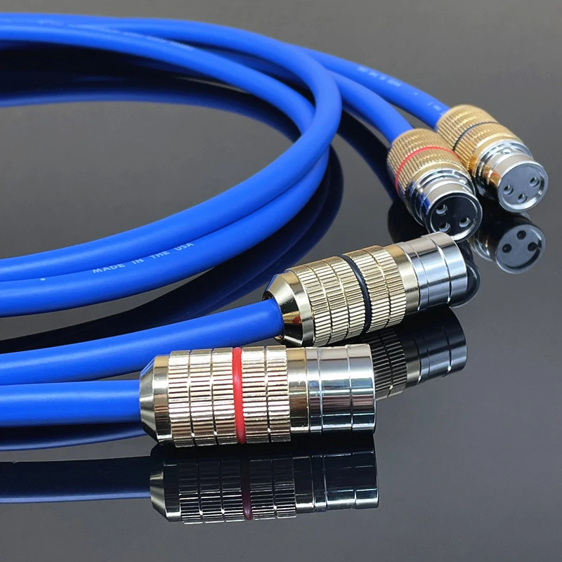 Cable equilibrado XLR de alta gama CARDAS línea de Audio HiFi de cobre claro claro para amplificador reproductor de CD DVD