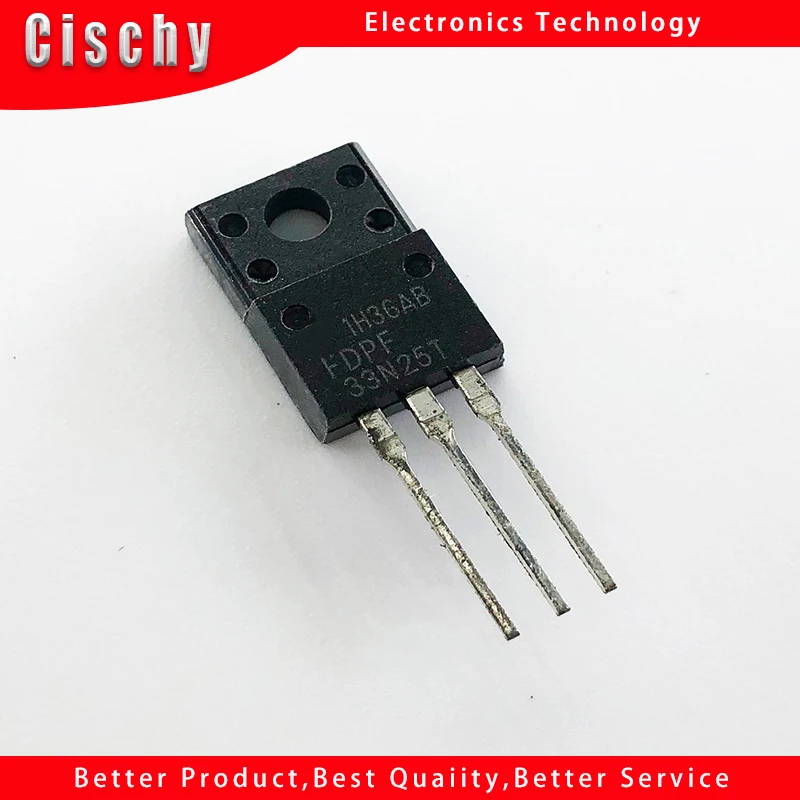 10pcs/lot FDPF33N25 FDPF33N25T 33N25T