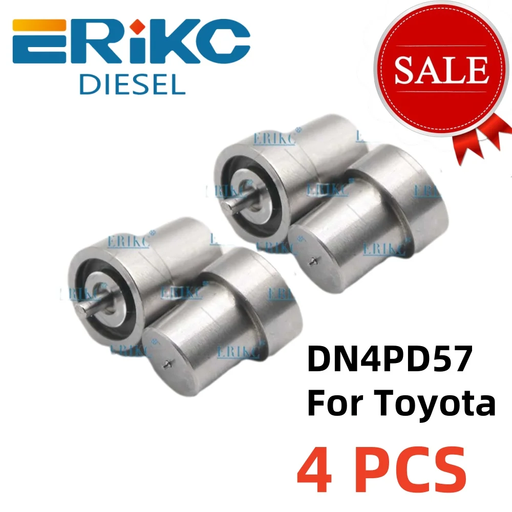 4 Uds nueva boquilla de inyector diésel DN4PD57 105007 -1260 23620-54080 para pulverizador diésel 2L/3L/5L para Toyota Hiace Hilux