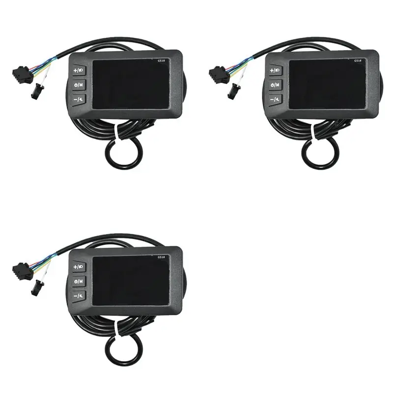 Leading-Edge-3X Electric Bicycle Display G518 LCD Display 24/36/48/60V/72V Scooter LCD Panel Color Screen Electric Bike Accessor