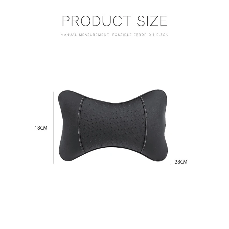 Car Seat Neck Headrest Pillow Rest Head Support Cushion For Audi A1 A2 A3 A4 A5 A6 A7 A8 Q1 Q2 Q3 Q4 Q5 Q6 Q7 Q8 TT RS3 S5 B8 C6