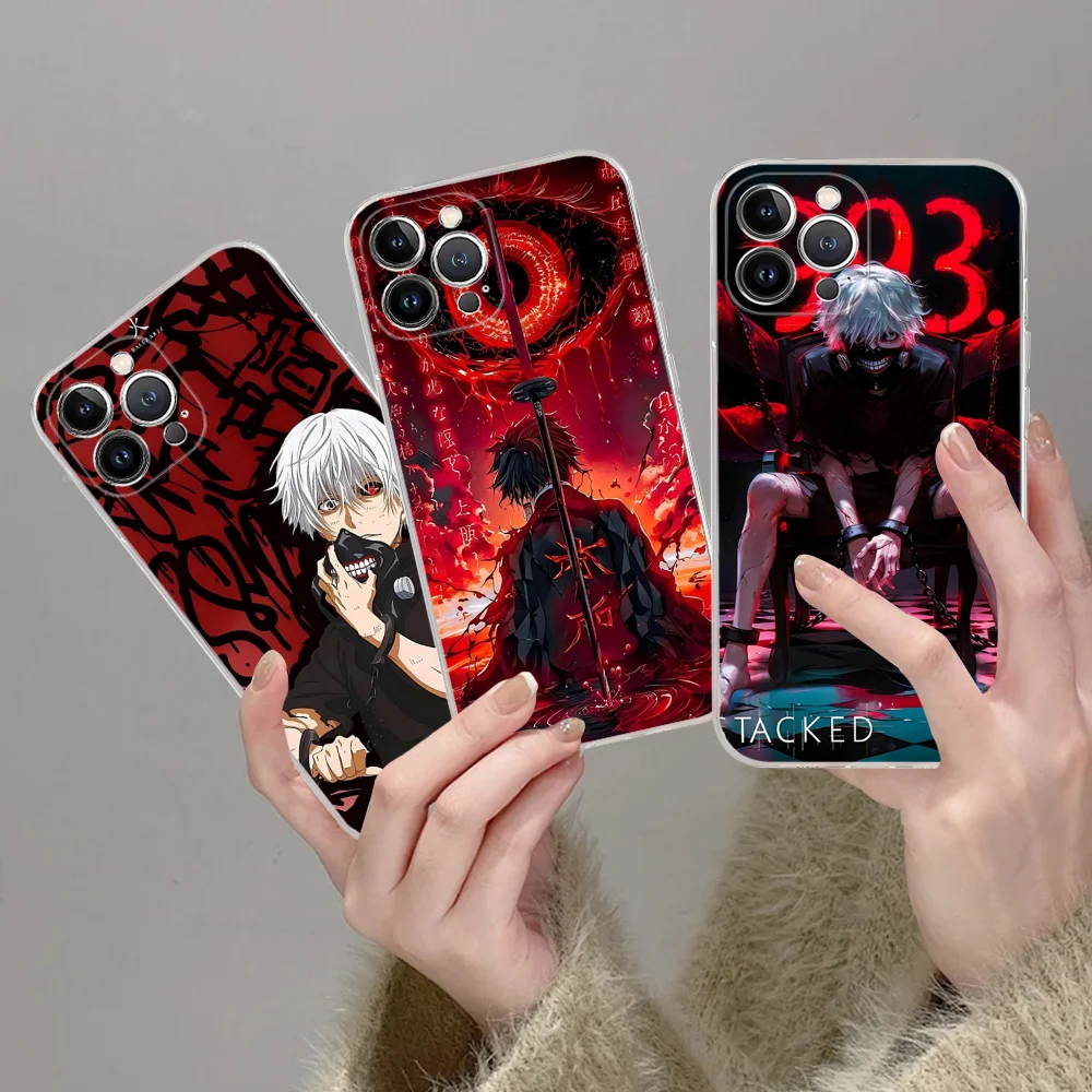 Tokyo Ghoul Kaneki Ken Phone Case for iPhone 16 15 8 7 6 6S Plus X SE XR XS 14 11 12 13 Mini Pro Max Mobile Case