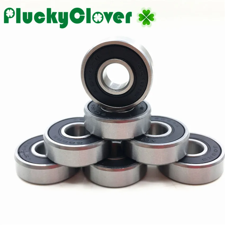 8pcs Super Fast Skateboard Bearing 608 Speed Skate Long board Bearing 608-2rs Slalom Skates inline Skating Brake Scooter Parts