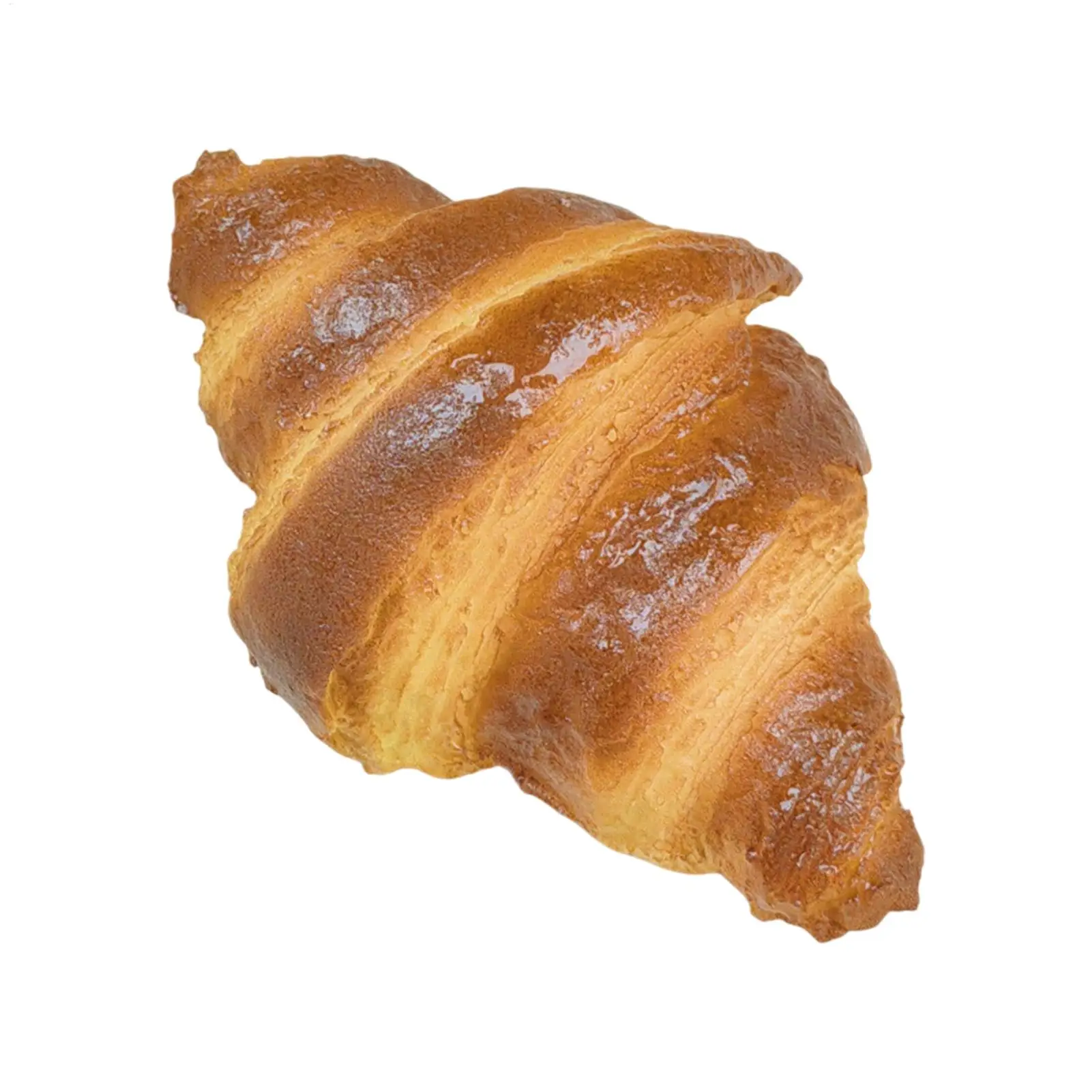 

12cm Lifelik e Fake Bread Croissant Artificial Food Model Soft Touch Decorative Prop Practical Display Ornament Shooting Props