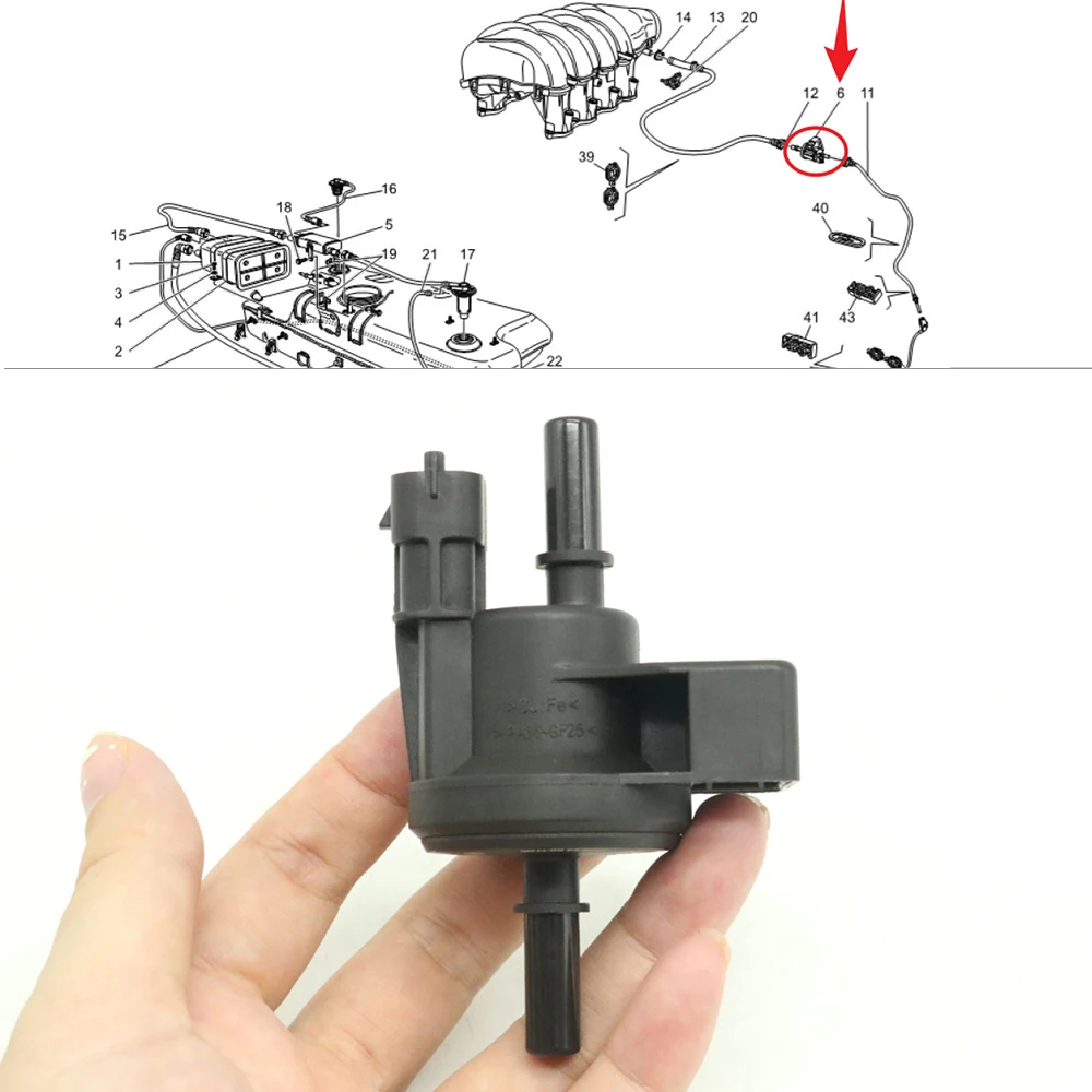 

0280142479 Fuel Tank Breather Vapor Purge Canister Control Solenoid Valve For Maserati Quattroporte M139 Ghibli GranCabrio