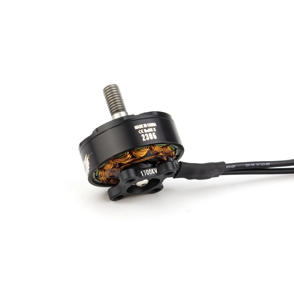 エマックスホークバズrc fpvレーシングドローン,40-60a esc用cwモーター,fs2306 3-6s,1700 2400kv