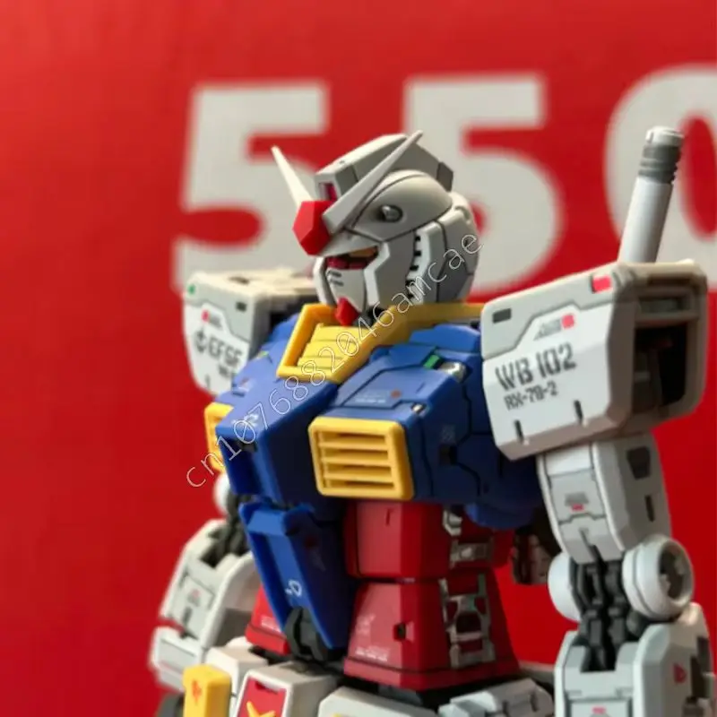 Hot Changlong 5501 Rx-78-2 Ver 2.0 Rg 1/144 Model Assemblagemodel Beweegbare gewrichten Basiskleur Collectible Robot Kits Modellen Kid Speelgoed