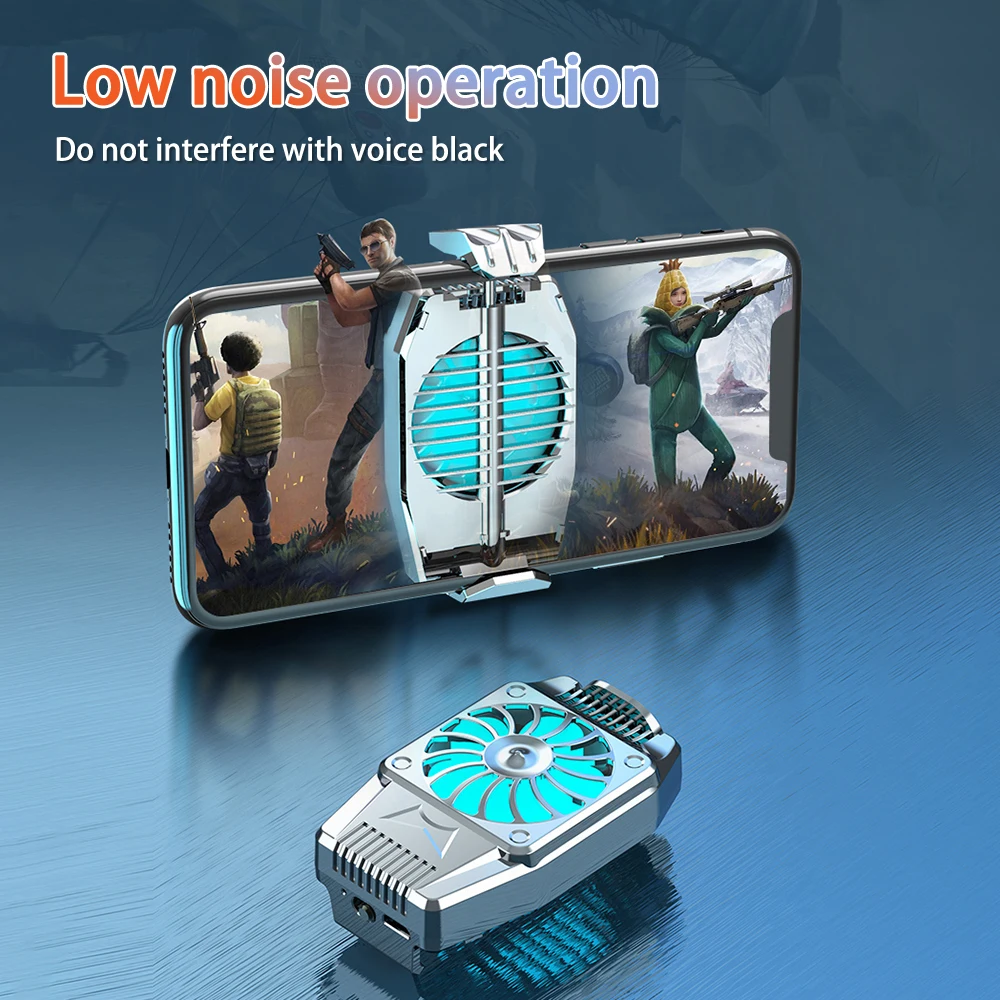 Universal Mini Mobile Phone Cooling Fan Radiator Turbo Hurricane Game Cooler Cell Phone Cool Heat Sink For IPhone/For Xiaomi