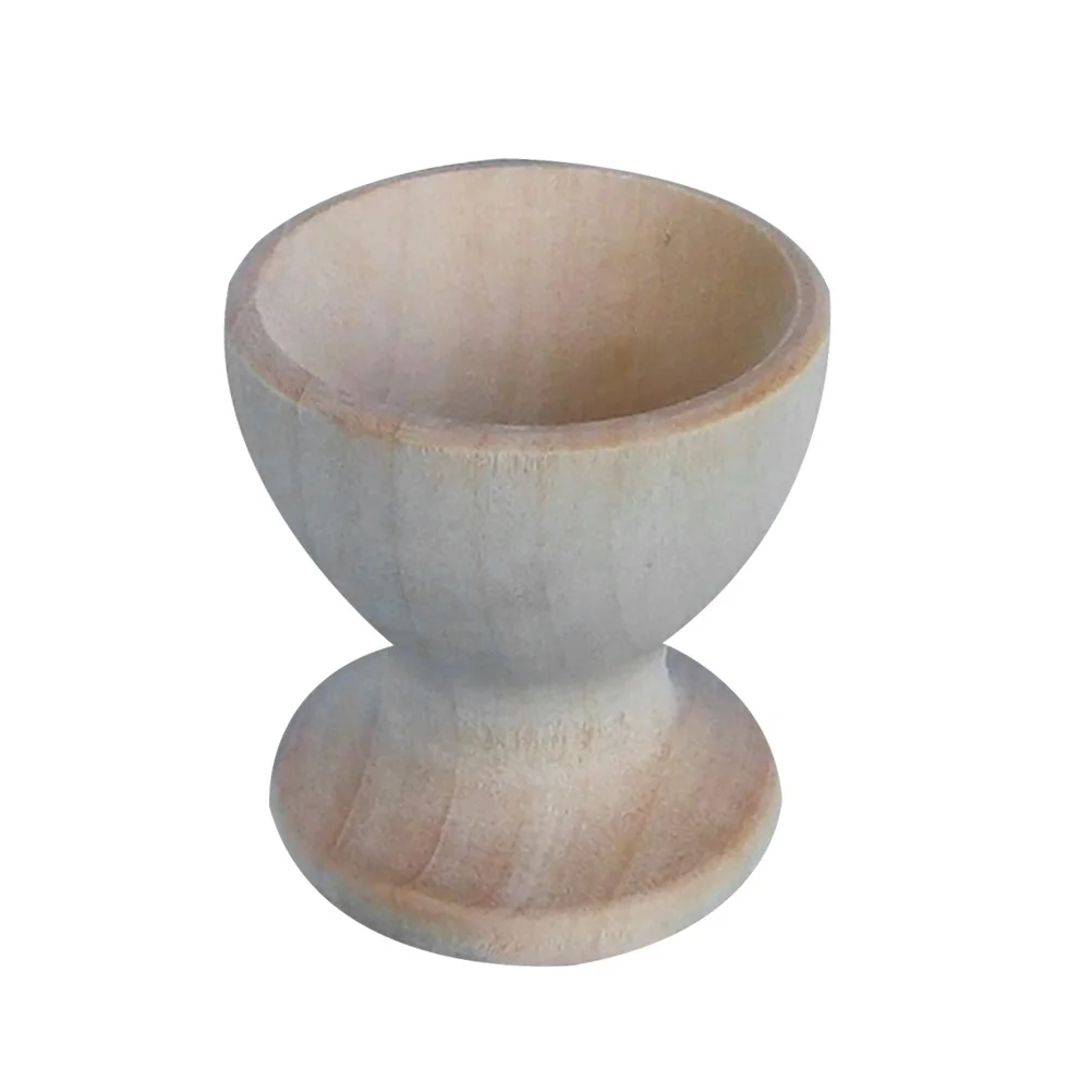 

5Pcs Wooden Egg Cup for Kids Educational Play Stable Design Prevents Sliding during Painting Activities Arts Crafts Gift Idea