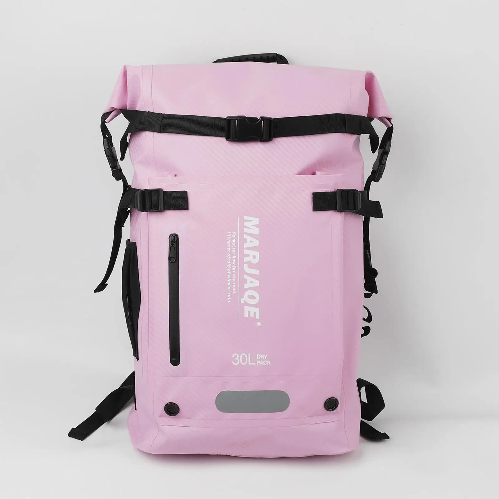 Dry Bag Backpack Waterproof 30L with External Fins Holder for Snorkeling Rafting and Outdoor Adventures