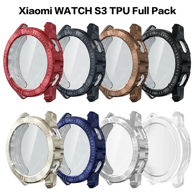 Watch Protective Case TPU All-inclusive Protective Case And Film All-in-one Business Unisex Suitable For Xiaomi Watch S3