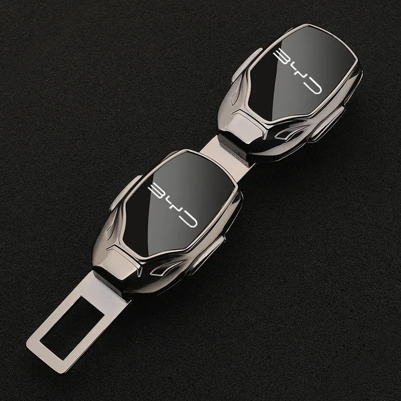 Car Seat Belt Extension Plug Buckle Seatbelt Clip Adjustable Extender For BYD Han Song Tang Qin PLUS Atto 3 Auto Accessories