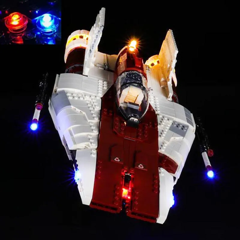 LED for Lego 75275 A-Wing Star W-ars Fighter 75275 Blocks USB Lights Kit-（Not include Lego Bricks)