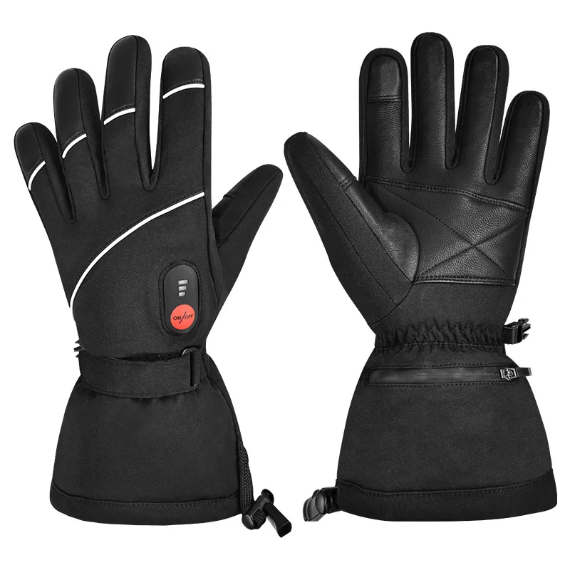 

Winter Sport Skating Snowmobile Gloves Heated Women Leather Cycle Thermal Skiing Men Outad Ski Glove Heatable Rechargeable