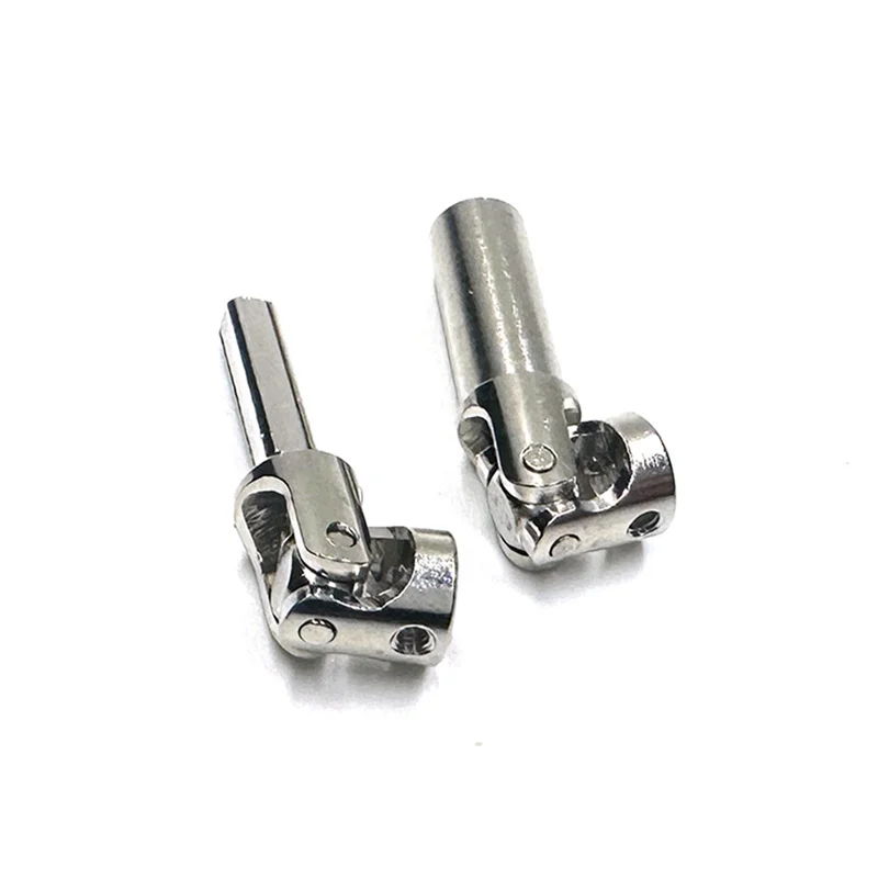 A04F-2Set pour FMS FCX24 arbre d'entraînement en métal CVD arbre de transmission 1/24 RC voiture sur chenilles pièces de mise à niveau accessoires