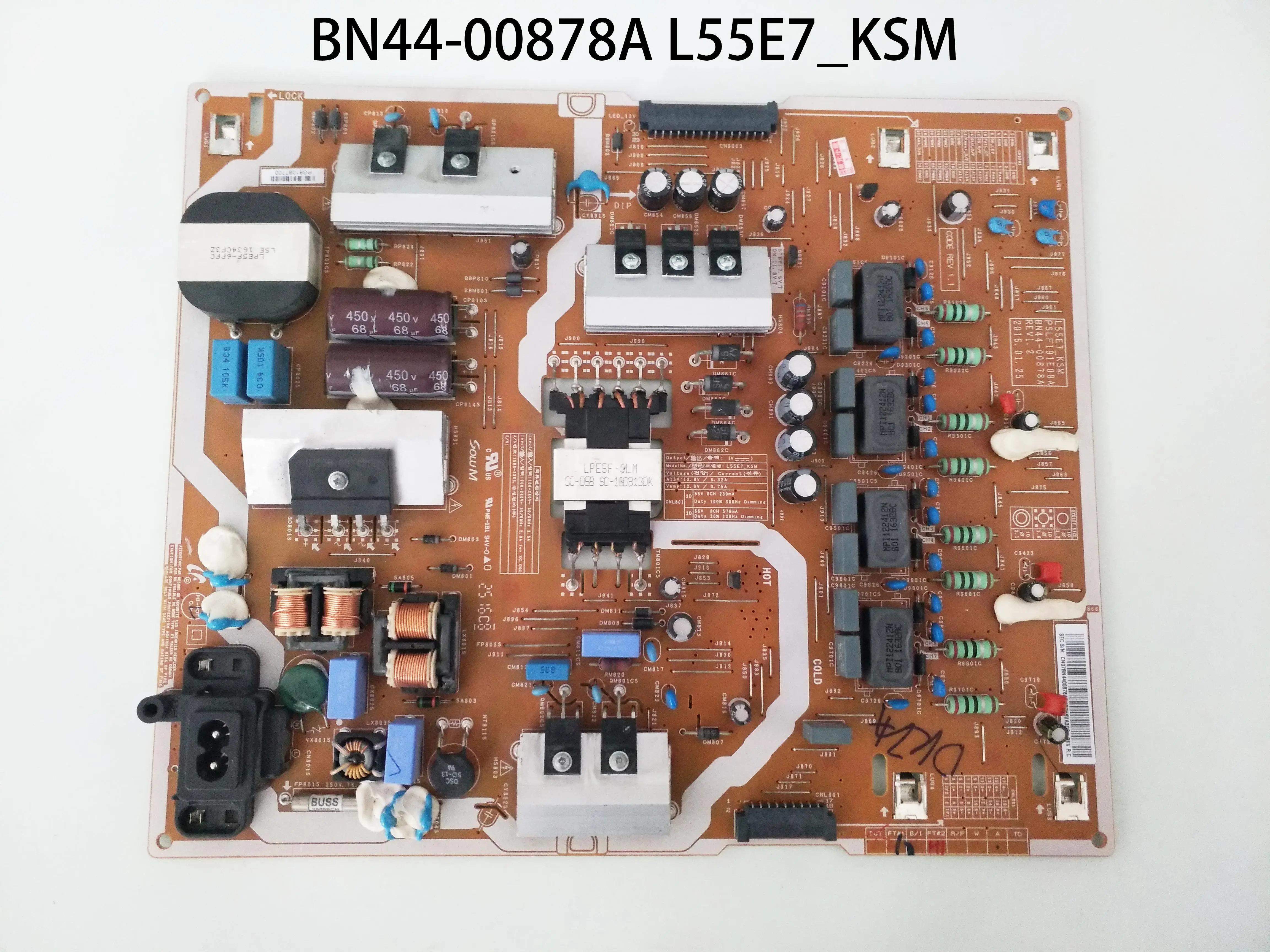 

Плата питания BN44-00878A l55e7 _ ksm is для UN55KS8000FXZA UN55KS8500FXZA UE55KS7500U UE55KS7500UXXU UN55KS8500F UN55KS8000F