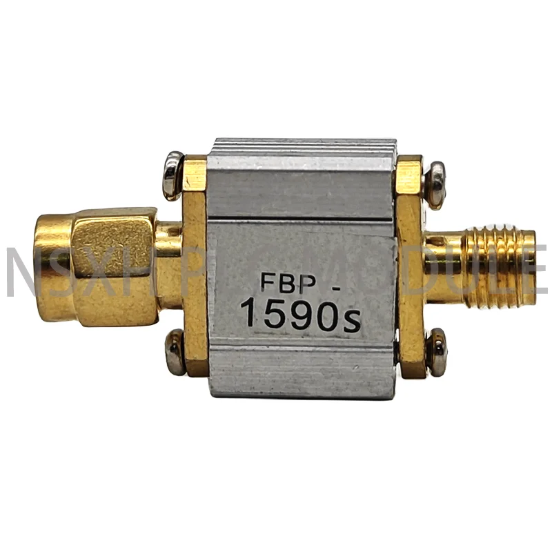 FBP-1590s SAW bandpass filter for GPS L1 band satellite positioning, only for passive antenna systems