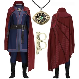 Doktor Garip Cosplay Kostüm Çocuklar için, Süper kahraman, Steve, Pelerin, Kolye, Yüzük, Cadılar Bayramı Çocuklar, Yetişkin 8 en çok satan, reklam dr, garip, no. 2