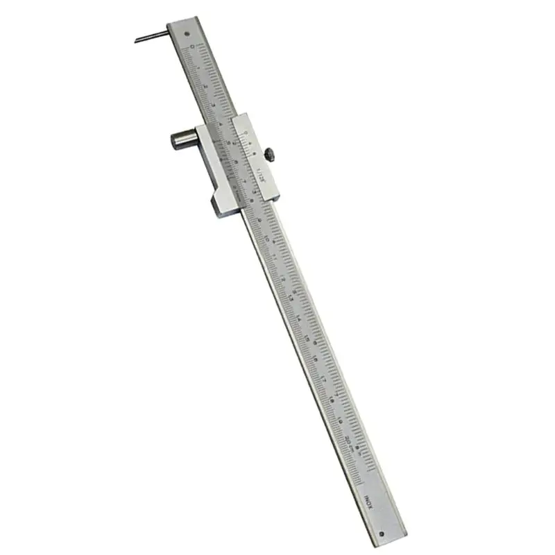 0-200mm 마킹 버니어 캘리퍼스 고정밀 스케일 디스플레이 캘리퍼스 Scriber 바늘 병렬 마킹 측정 눈금자 드롭 배송