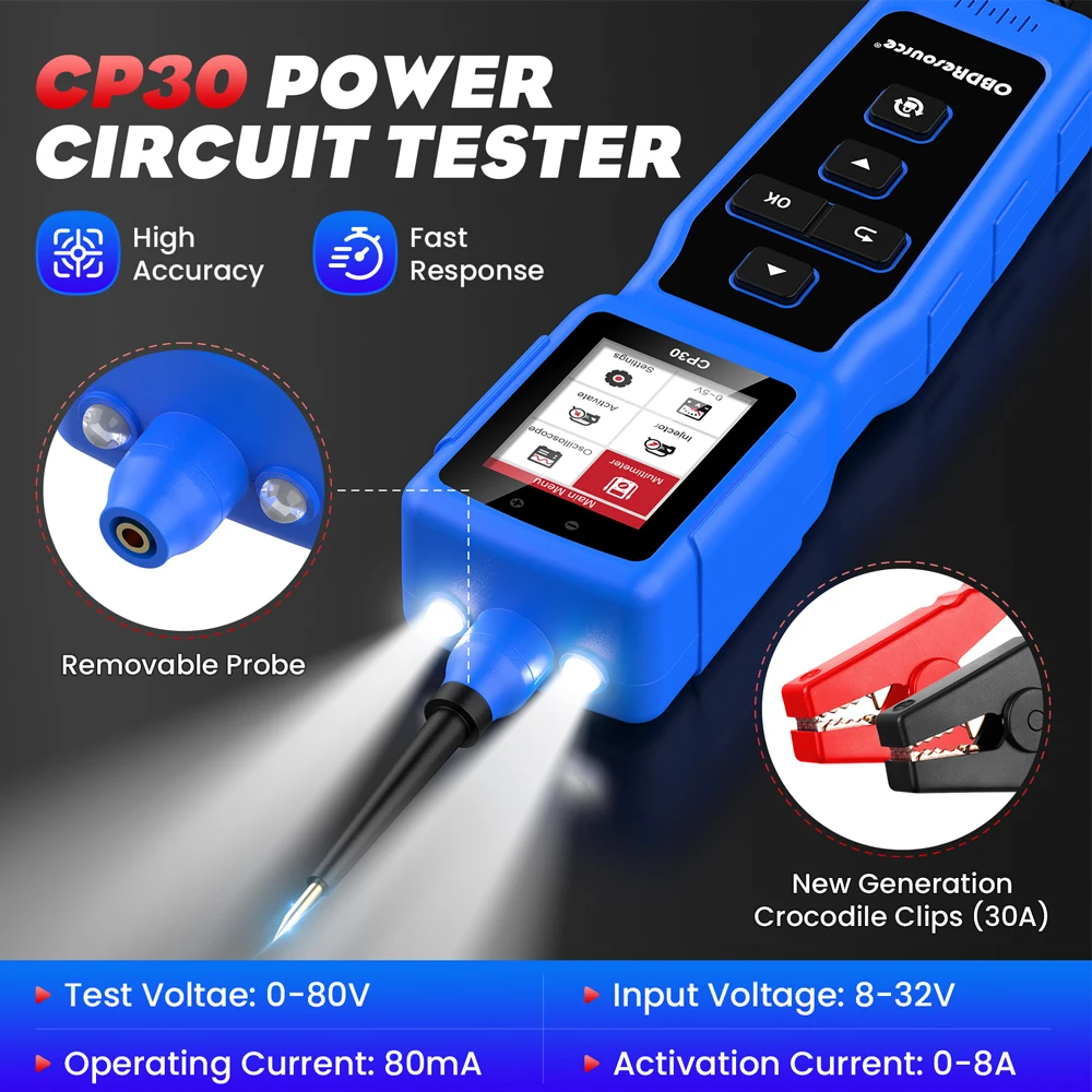 Power Tools Automotive - CP30 Power Circuit Probe Tester Fuse