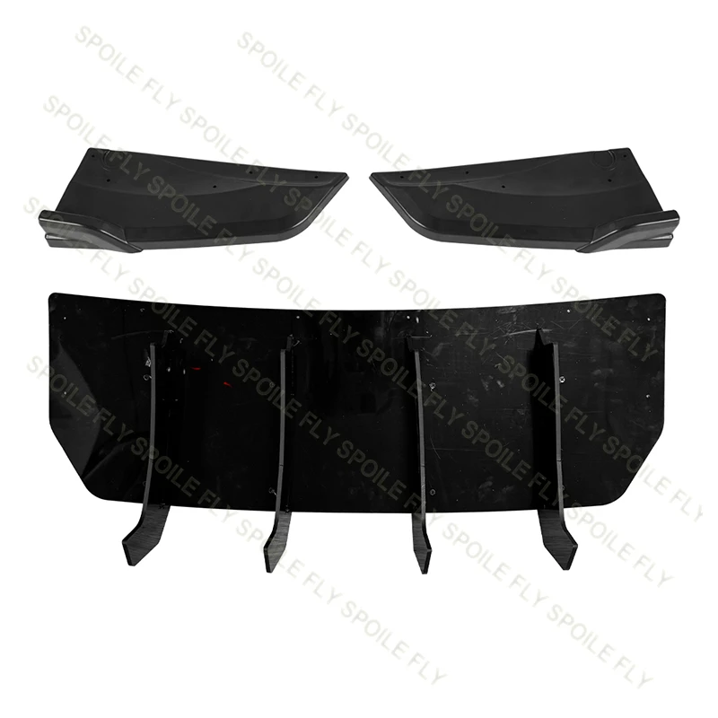 For Cupra Formentor MK1 2020 2021 2022 2023 2024 Car Rear Bumper Lip Spoiler Body Kit Car Styling Accessories Glossy Black