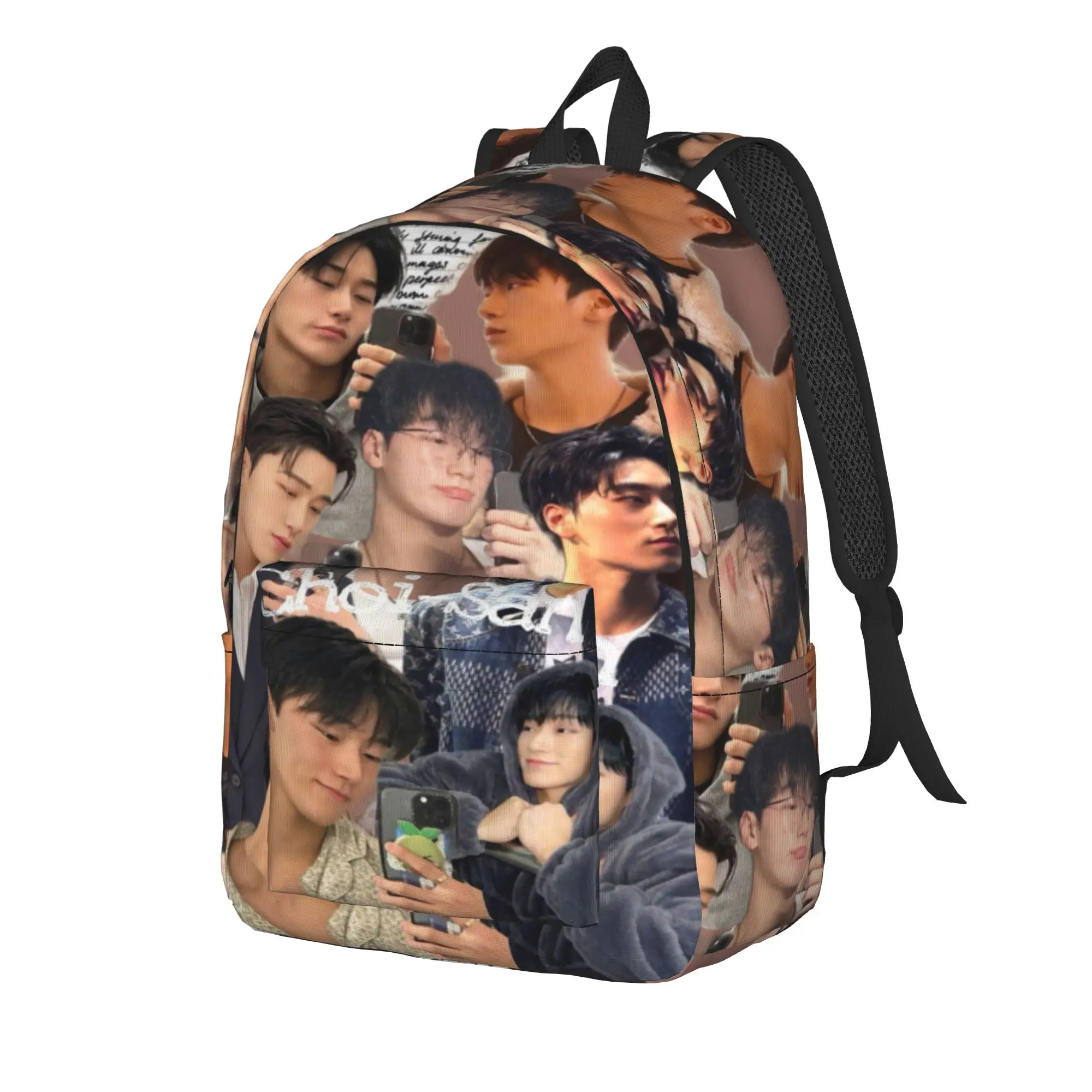 choi san bad ateezs Fashion Backpack Sports High School Work  Daypack for Men Women Laptop Computer Canvas Bags