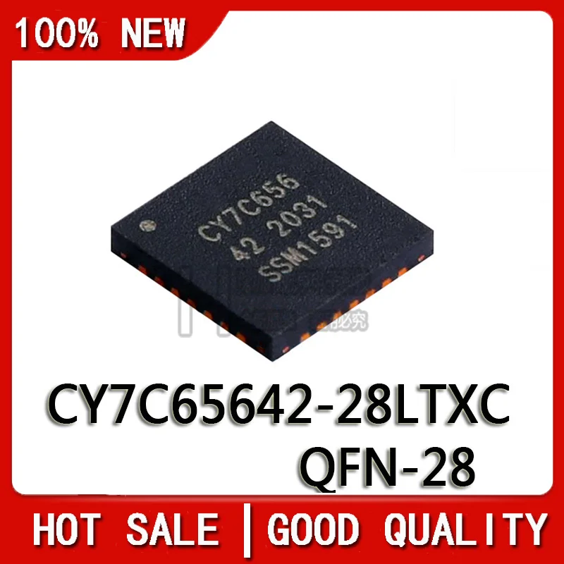 

10PCS/LOT 100% NEW CY7C65642-28LTXC CY7C65642-28LT CY7C65642 CY7C65642-28 QFN28 Chipset