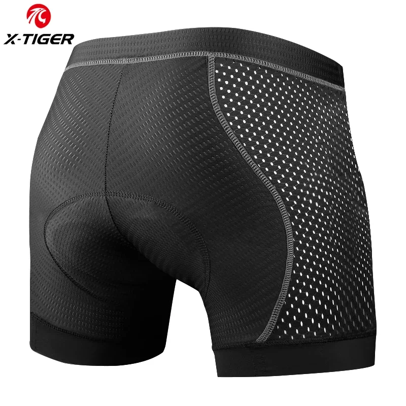X-TIGER Herren-Radunterwäsche mit 5D-Gel-gepolsterten MTB-Boxer-Radhose, Rennrad-Unterwäsche, Fahrradausrüstung