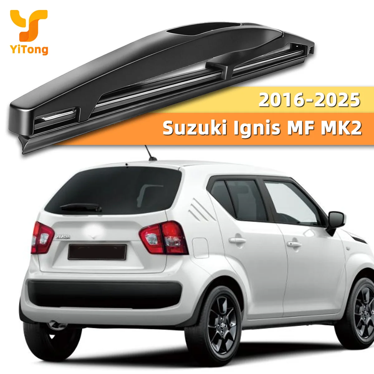 Yitong Is Suitable For Suzuki Ignis MF MK2 2016-2025 The Rear Windshield Wiper Blades Are All Day Silent And Replaceable Auto