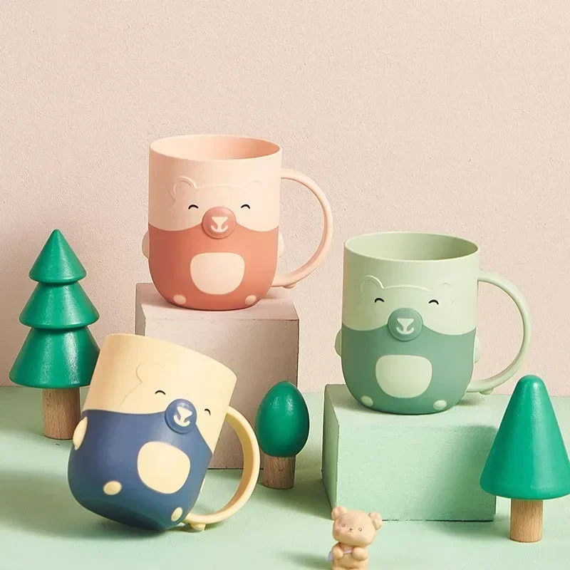 

Милая домашняя поросенок-макарон, четырехцветная детская чашка для полоскания, бытовая утолщенная анти-падение, креативная милая детская чашка для зубов